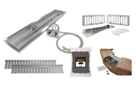 Linear Fire Pit Inserts Package